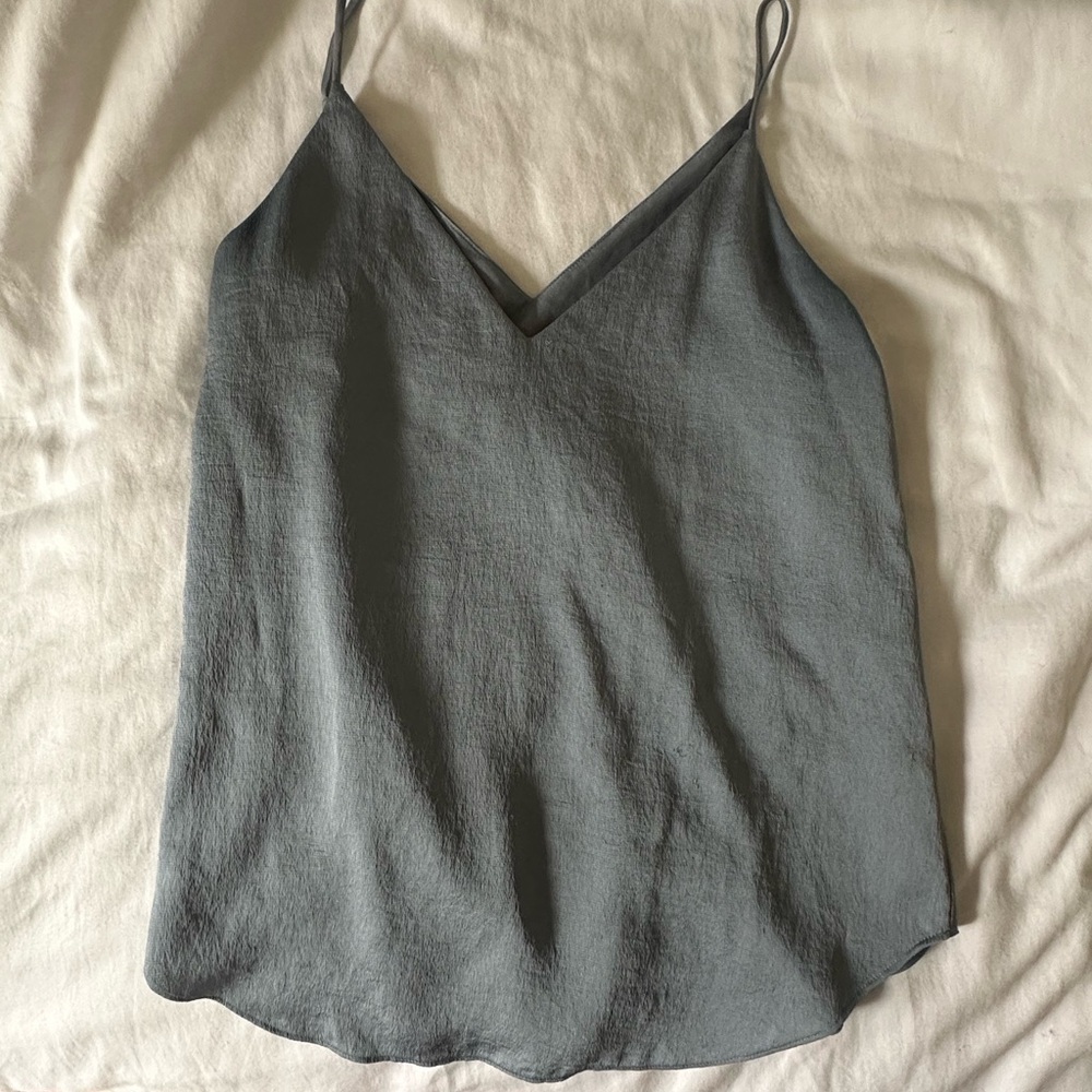 Express Blue Sleeveless Camisole Blouse